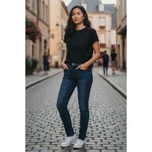 Women's Mudd Stretch Skinny Jeans Juniors Size 11  Dark Wash